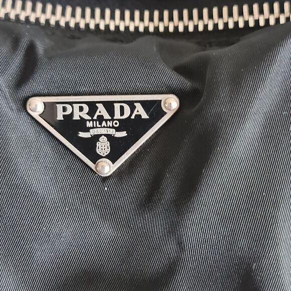 Authentic Prada Tessuto Nylon Satchel Bag Black - Picture 4 of 16